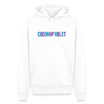 CosmoProlet Blue Blue Purple - Männer Premium Bio Hoodie - Weiß - Vorne - Nico (187cm)