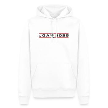 JGA 2025 Junggesellen Party - Männer Premium Bio Hoodie - Weiß - Vorne - Nico (187cm)