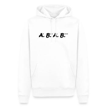 ABAB - All Bayern are Bastards - Männer Premium Bio Hoodie - Weiß - Vorne - Nico (187cm)