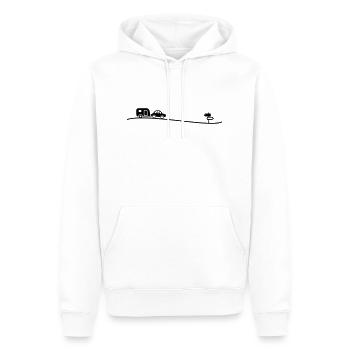 Auto Camping - Männer Premium Bio Hoodie - Weiß - Vorne - Nico (187cm)