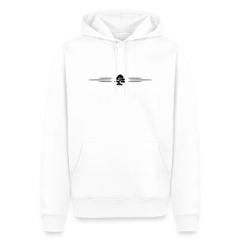 Bonsai icon Linie - Männer Premium Bio Hoodie - Weiß - Vorne - Nico (187cm)