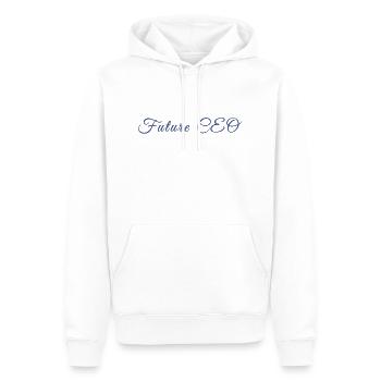Future CEO - Männer Premium Bio Hoodie - Weiß - Vorne - Nico (187cm)