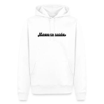 magyarorszg schrift - Männer Premium Bio Hoodie - Weiß - Vorne - Nico (187cm)