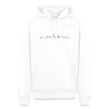 Skyline Münster - Männer Premium Bio Hoodie - Weiß - Vorne - Nico (187cm)
