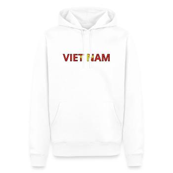 Flagge von Vietnam - Männer Premium Bio Hoodie - Weiß - Vorne - Nico (187cm)