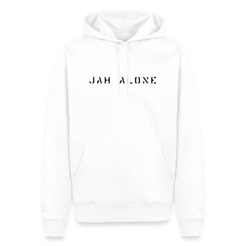 jahalone - Männer Premium Bio Hoodie - Weiß - Vorne - Nico (187cm)