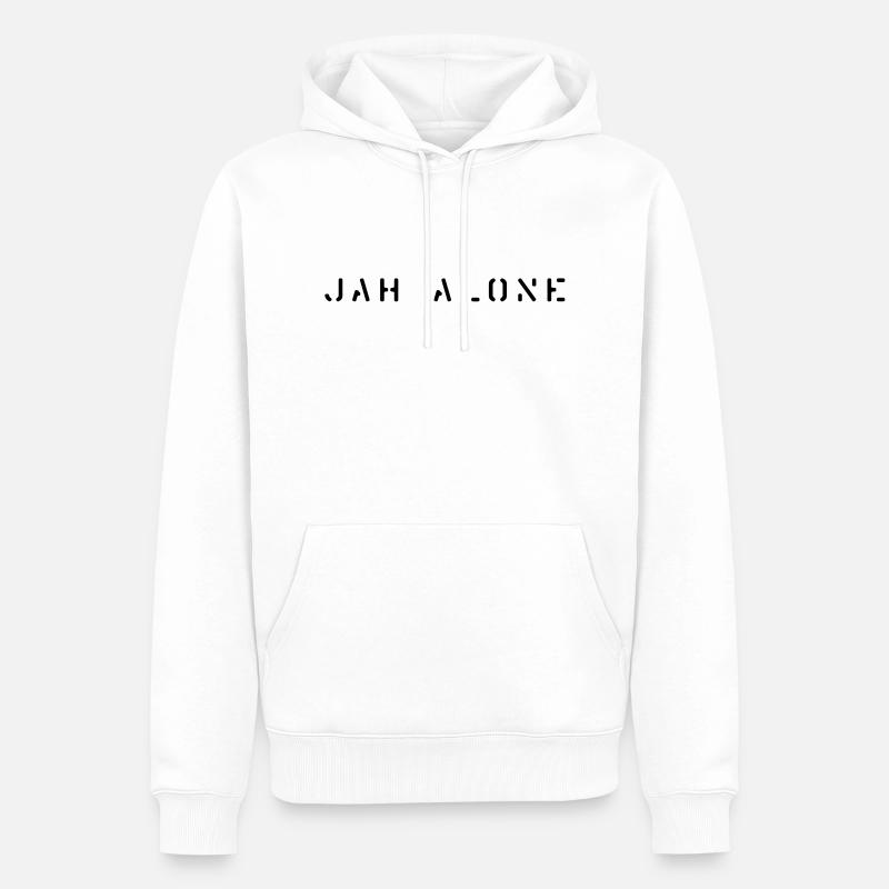 jahalone - Männer Premium Bio Hoodie - Weiß