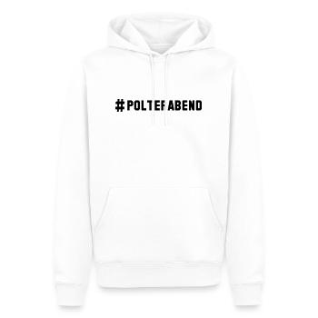 # polterabend - Männer Premium Bio Hoodie - Weiß - Vorne - Nico (187cm)