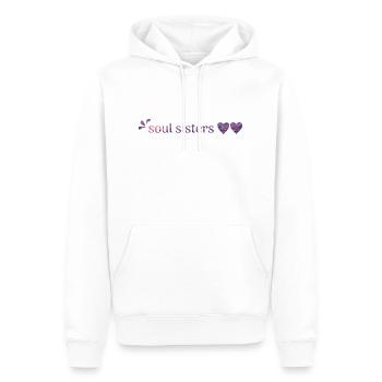 Freunde - Männer Premium Bio Hoodie - Weiß - Vorne - Nico (187cm)
