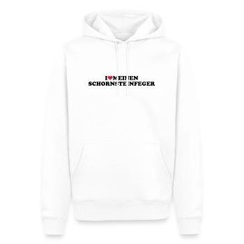 Schornsteinfeger - Männer Premium Bio Hoodie - Weiß - Vorne - Nico (187cm)