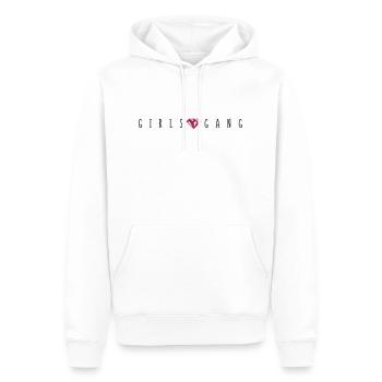 girls gang diamond - Männer Premium Bio Hoodie - Weiß - Vorne - Nico (187cm)