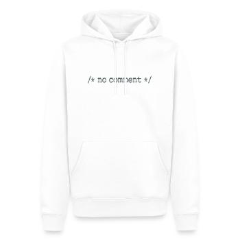 Hacker Hacker Hacker Computer Cybersicherheit - Männer Premium Bio Hoodie - Weiß - Vorne - Nico (187cm)