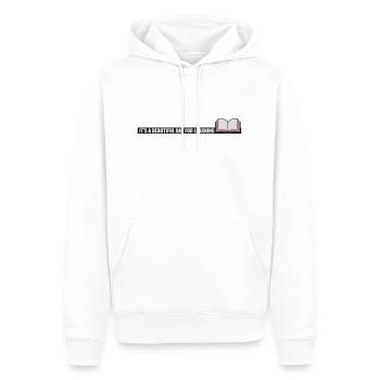 beautiful day for learning - Men’s Premium Organic Hoodie - white - Front - Nico (187cm)