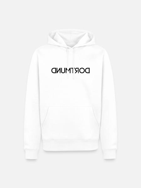 Dortmund - seitenverkehrt - Ruhrpott - Männer Premium Bio Hoodie - Weiß