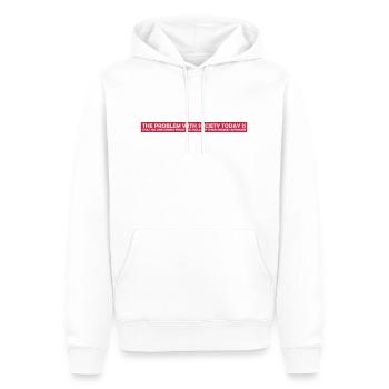 drinks from enemies skulls - Männer Premium Bio Hoodie - Weiß - Vorne - Nico (187cm)