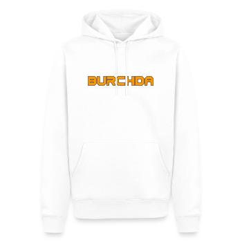 Burchda - Männer Premium Bio Hoodie - Weiß - Vorne - Nico (187cm)