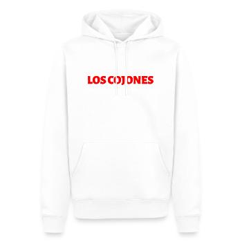 mutig sein, keine Angst haben Spanisch Sprache - Männer Premium Bio Hoodie - Weiß - Vorne - Nico (187cm)
