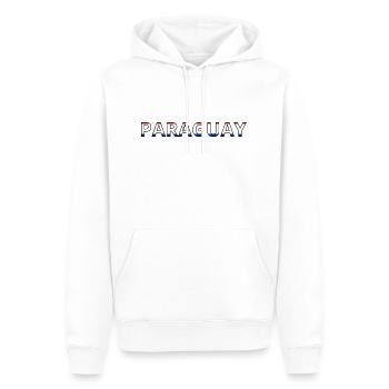 Drapeau Paraguay - Sweat à capuche Premium bio Homme - blanc - Devant - Nico (187cm)