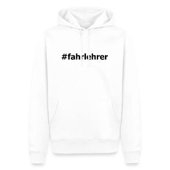 #fahrlehrer - # - Fahrlehrer - Fahrschule - Auto - Männer Premium Bio Hoodie - Weiß - Vorne - Nico (187cm)