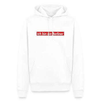 Bayern Fussball sprüche fun lustig Berg Mountain - Männer Premium Bio Hoodie - Weiß - Vorne - Nico (187cm)