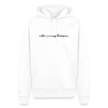 Querflöte II - Männer Premium Bio Hoodie - Weiß - Vorne - Nico (187cm)