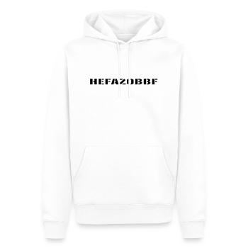 fellforst_hefazobbf - Männer Premium Bio Hoodie - Weiß - Vorne - Nico (187cm)