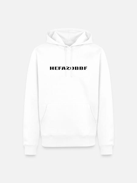 fellforst_hefazobbf - Männer Premium Bio Hoodie - Weiß