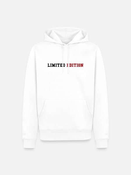 limited edition 2 - Männer Premium Bio Hoodie - Weiß