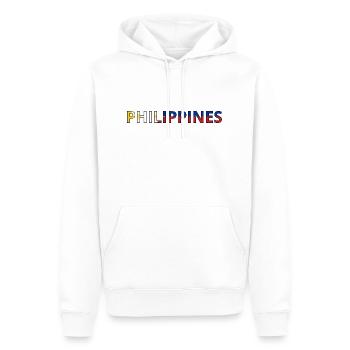 Flagge der Philippinen - Männer Premium Bio Hoodie - Weiß - Vorne - Nico (187cm)