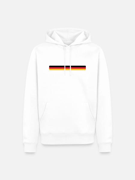 Deutschland - Men’s Premium Organic Hoodie - white