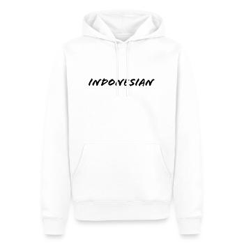 Indonésien - Sweat à capuche Premium bio Homme - blanc - Devant - Nico (187cm)