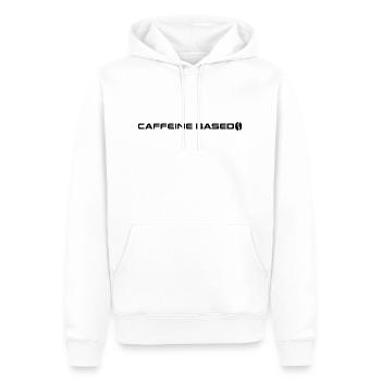 Coffein based - Kaffee Liebhaber - Männer Premium Bio Hoodie - Weiß - Vorne - Nico (187cm)