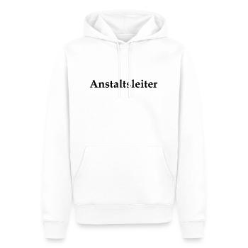 Anstaltsleiter - Männer Premium Bio Hoodie - Weiß - Vorne - Nico (187cm)