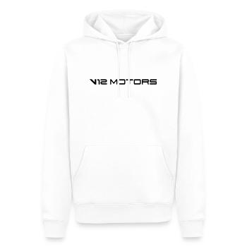V 12 motors - Cars with V12 power - Men’s Premium Organic Hoodie - white - Front - Nico (187cm)