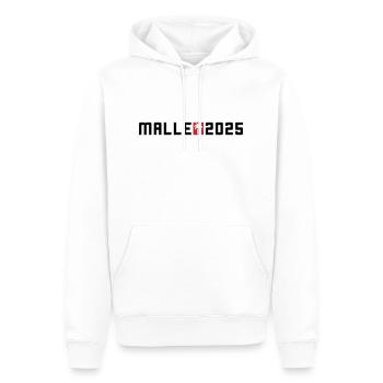 Malle 2025 Urlaub Palme - Männer Premium Bio Hoodie - Weiß - Vorne - Nico (187cm)