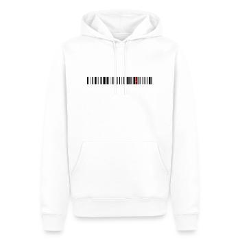 Kırşehir - Sweat à capuche Premium bio Homme - blanc - Devant - Nico (187cm)
