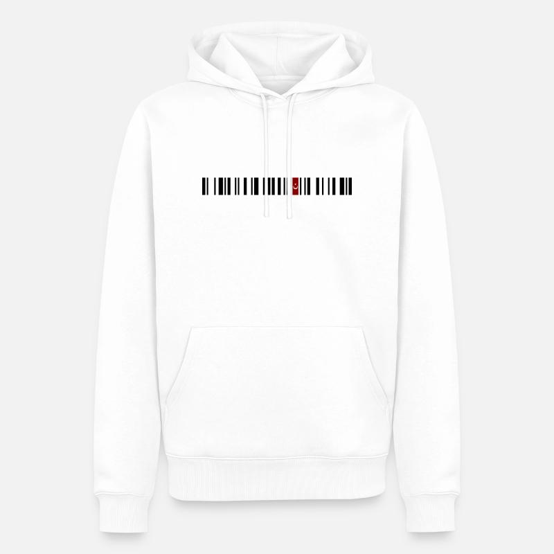 Fourgon - Sweat à capuche Premium bio Homme - blanc