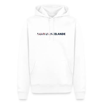New Zealand Flag - Men’s Premium Organic Hoodie - white - Front - Nico (187cm)