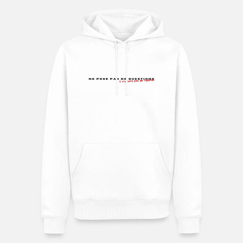 8A58F78B 9D47 4A6A 8141 A801CA2805B9 - Männer Premium Bio Hoodie - Weiß