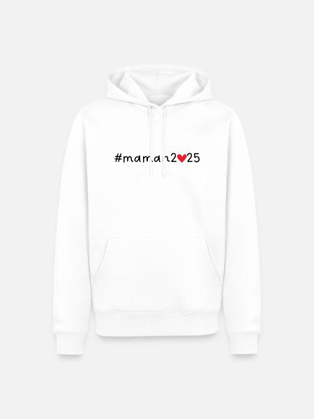 Mama 2025 - Männer Premium Bio Hoodie - Weiß