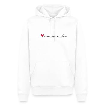 Liebling Mensch verliebt herz Valentinstag Partner - Männer Premium Bio Hoodie - Weiß - Vorne - Nico (187cm)