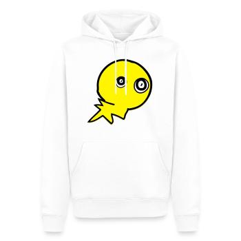 personnage de monstre mignon - Sweat à capuche Premium bio Homme - blanc - Devant - Nico (187cm)
