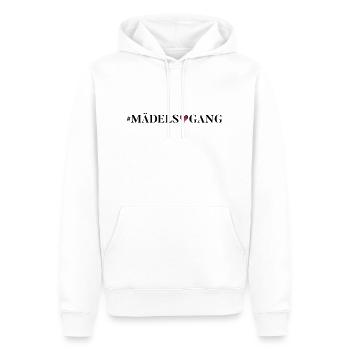 maedels gang herzchen - Männer Premium Bio Hoodie - Weiß - Vorne - Nico (187cm)