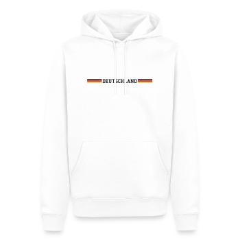 Football, Coupe du Monde 2014, en Allemagne - Sweat à capuche Premium bio Homme - blanc - Devant - Nico (187cm)