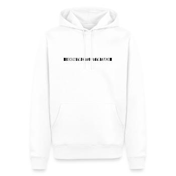 citation mignonne mais prise - Sweat à capuche Premium bio Homme - blanc - Devant - Nico (187cm)