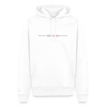 JGA 2025 Linie Junggesellenabschied - Männer Premium Bio Hoodie - Weiß - Vorne - Nico (187cm)