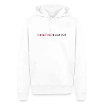 not antisocial anti stupid - Männer Premium Bio Hoodie - Weiß - Vorne - Nico (187cm)