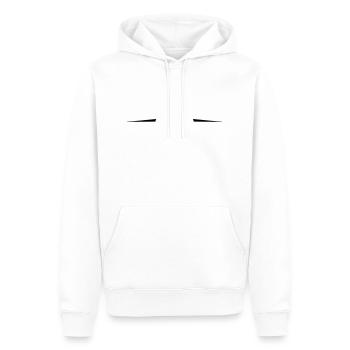 Sreifen Symbol Team - Männer Premium Bio Hoodie - Weiß - Vorne - Nico (187cm)