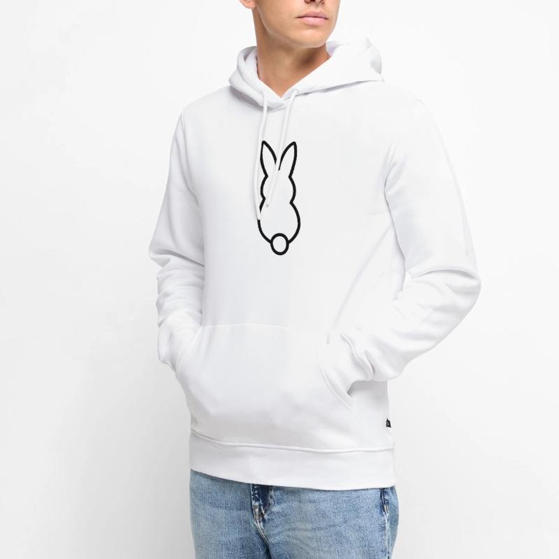 Graphic Bunny Gift Easter Easter Bunny Bunny Easter Men’s Premium Organic Hoodie