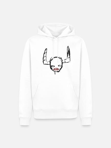 rolling-goth - Männer Premium Bio Hoodie - Weiß